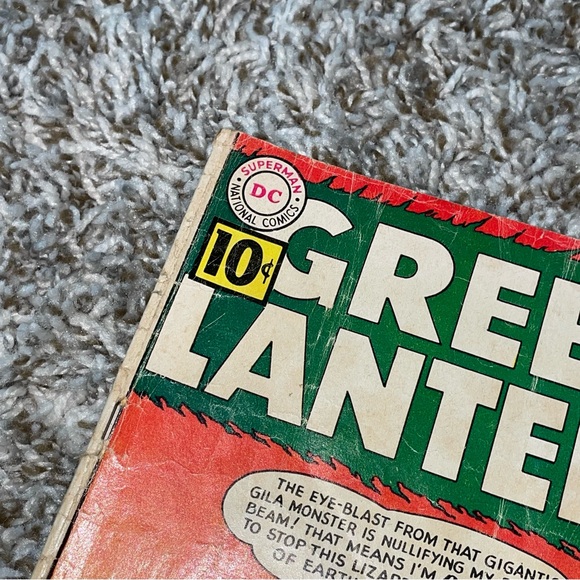 VINTAGE 1961 DC COMICS Green Lantern 1st 5700 AD Story Silver Age #8 - Picture 2 of 10